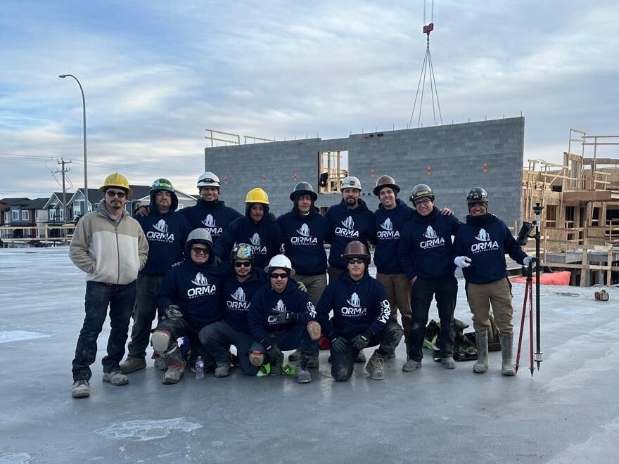 Orma's construction team